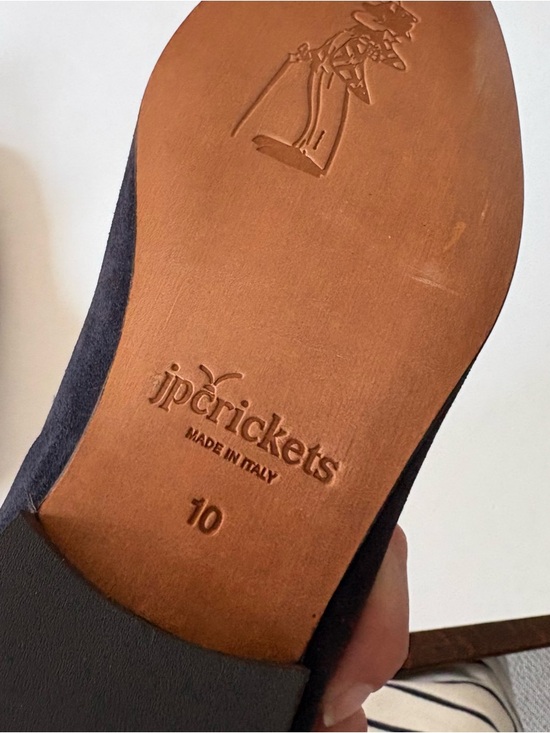 JP Crickets || University of Virginia UVA‎ Suede Embroidered Smoking Loafers 8 main image 5